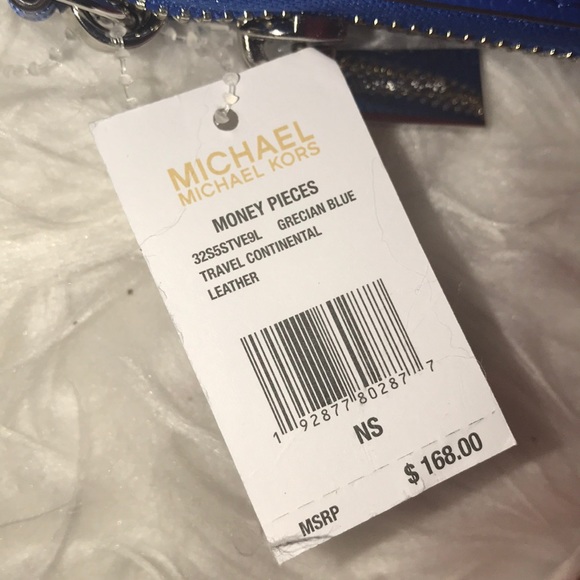 ‼️SALE NEW MK ‼️ MICHAEL KORS WALLET WRISTLET BLUE - Picture 7 of 8
